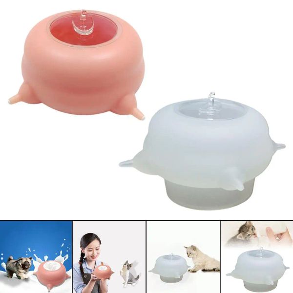 Nourrir portable Pippy Pet Milk Feeder Nurser Botteer Feeder Cat Station d'alimentation du lait de lait Pet Dog Bowl Kitten Affaire des plats