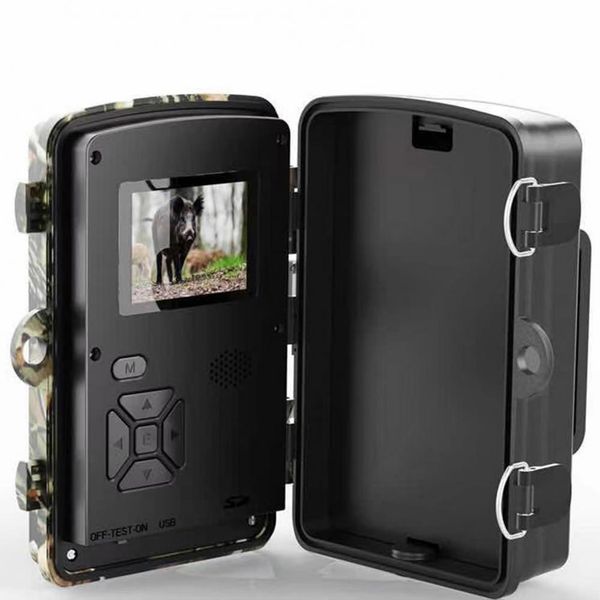 Caméra de surveillance de la faune, Portable, sensible, Vision nocturne, activation par le mouvement, réponse rapide, pour l'extérieur, pour la chasse
