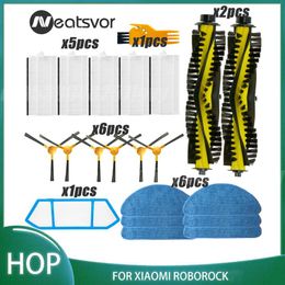 Brosses latérales d'alimentation, filtre Hepa, brosse principale en tissu pour aspirateur robot Neatsvor X500/600 Tesvor X500, accessoires de remplacement