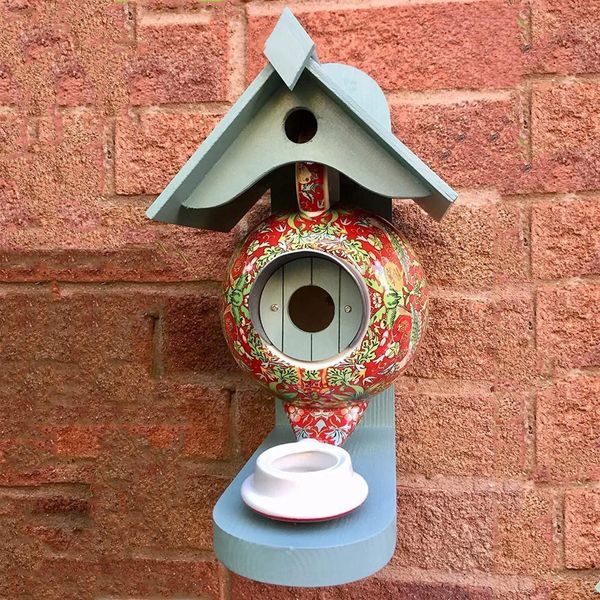 Tetera de alimentación, alimentador para casa de pájaros, caja Nido de Pájaro, decoraciones para el jardín del hogar, accesorios para mascotas, envío gratis