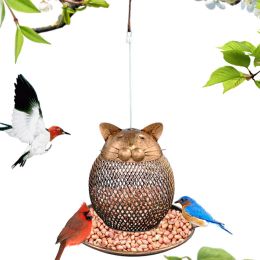 Het voeden van wilde vogelvoeder Squirrel Proof Hanging Bird Feeder voor Buiten, Garden Decoration Yard voor Bird Watchers