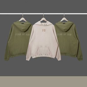 ESS Designer Sweat à capuche Essentail Feel of God Saison 7 Ligne principale FG Riche Flocage Sweat à capuche pour hommes et femmes Chaogao Street Fog