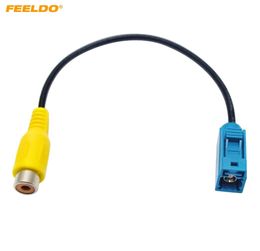 Feeldo auto omkeercamera -adapter Fakra RCA kabelplug voor Mercedes voor Ford OEM Radio Head Unit 39527857246
