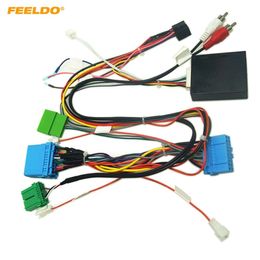 Adaptateur de câble d'alimentation Android FEELDO Audio stéréo 16PIN avec boîte Canbus pour faisceau de câblage Honda Odyssey 04-08 # 6485278e