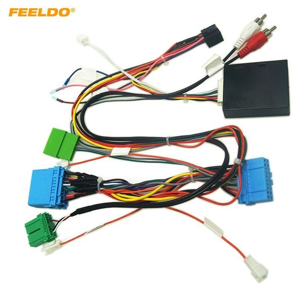 Seledo Car Stereo Audio 16pin Android Adaptador de cable de alimentación de Android con caja Canbus para Honda Odyssey 04-08 Arnés de cableado #64852933