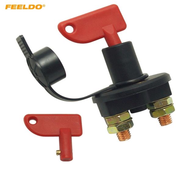 Feredo car camion de voiture batterie d'isolateur d'isolateur déconnectent l'interrupteur de mise à mort de puissance avec amovible 2key dc12v24v 57032396688