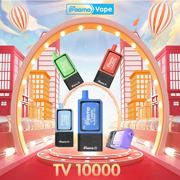 Feemo King 10000 Puff 15k SHISHA VATES DIRECLABLES E Cigarettes 20 ml Pod Vaper préfabillé 650mAh Batterie rechargeable 0% 2% 5% VAPER