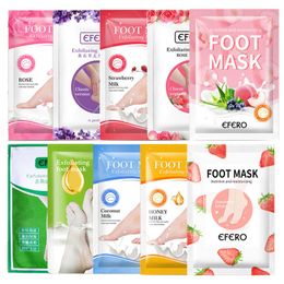 Voet 10 paren exfoliërende voeten masker peeling voet masker sokken pedicure peeling dode huid remover voeten masker schil peeling spa sokken