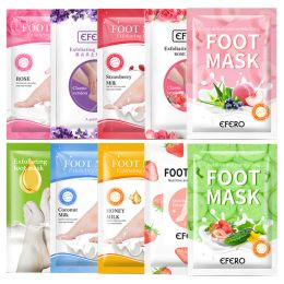 Pieds 3/4/5/6/7/8/10 PACKS Whitening Feet Mask Exfoliation For Foot Mask Peeling Mask Mask Spa Choques Hydrating Heel Dead Skin Remover