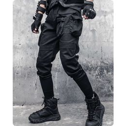 Pies Estilista Función masculina Bullet Bockets of Hip Hop Pants de herramientas Tactical Boot Cut