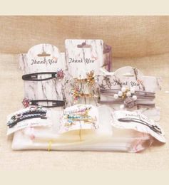 Feiluan Marble Styles Multi Jewelry Package Display Cartes d'affichage Arrivée Clipclaw Accessoreis Package Card5050OPPBAGPER16322818