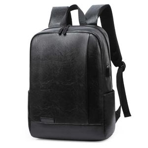 Feisha sac à dos sac pour hommes mode sport jeunesse cartable Simple Pu cuir ordinateur sac à dos pour hommes 231115