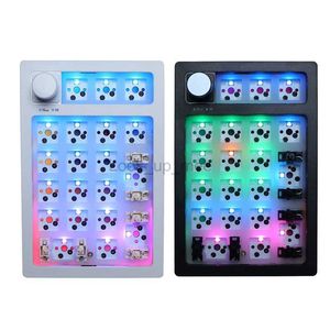 FEKER JJK21 Gratis Switch3Modes PAD Numeriek Toetsenbord Mini Mechanische Toetsenbord USB/Bluetooth/2.4GHz RGB Verlichting 20 toetsen RGB Licht HKD230808