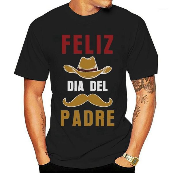Feliz Dia Del Padre joyeux fête des pères cadeau T-shirt idée Cool coton T-shirt marque vêtements hauts T-shirts pour hommes