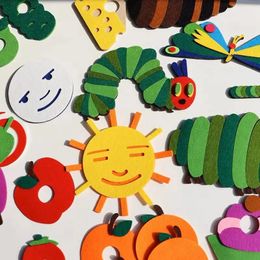 Boards en feutre histoires de précut des figures de bricolage montessories d'activité de narration figure kits pour enfants préscolaires pour garçons garçons enfants cadeau 240510