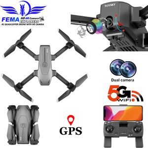 FEMA GPS Drones Professional with Camera Hd 4K 5G Wifi FPV RC Quadrocopter Long Distance Foldable Mini Quadcopter Dron