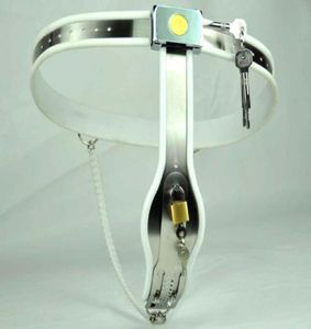 Dispositifs de ceinture en acier inoxydable modèle Y réglable pour femme Bondage contraintes invisibles anties BDSM jouets sexuels pour femmes sous-vêtements en métal 1510029