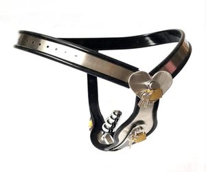 Ceinture féminine en forme d'amour, dispositif en acier inoxydable de type Y, BDSM, bondage anal, plug vaginal, pénis pour femmes J12368653288