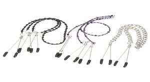 Pinzas para pezones vaginales de pecho femenino con clip de cadena BDSM Bondage Metal Sex Toy D2817714815