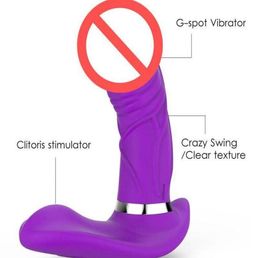 vrouwelijke vlinder dildo vibrator usb draadloze afstandsbediening vibrators voor vrouwen volwassen seksspeeltjes swing vibrerende g-spot stimulator 01874927