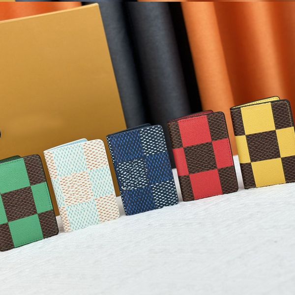 Diseñadores Femeninos Tarjeta de banco de billetera de cuero en forma de cuero
