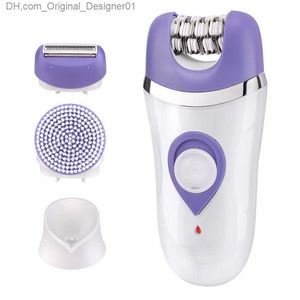 Epilator femenina 3 en 1 Peado húmedo que incluye la exfoliación de la afeitar a las mujeres Cepillo de la exfoliación y los tweets electrónicos de la pierna Z230818