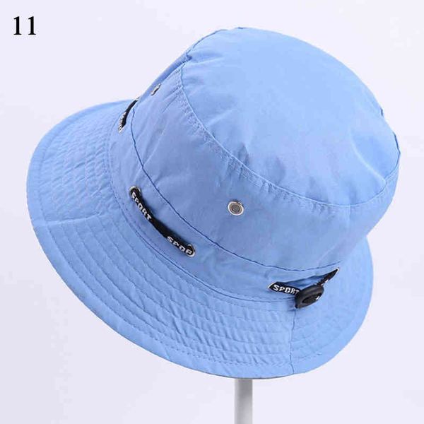 Femme Pêcheur Chapeau Version Coréenne Solide Couleur Camouflage Pare-Soleil Cap Mode Respirant Solaire Double Face Pêcheur Chapeau G220311