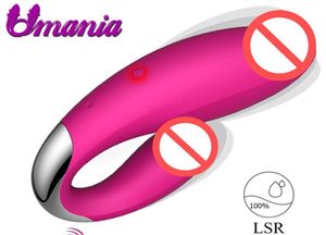 Vibrateur sans fil féminin pour couple pour couple 100 mètres à distance double vibrateur clitoral adulte masseur de masseur en silicone pour femme7841945