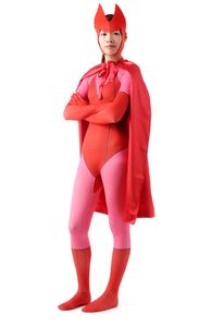 Vrouwelijke held Halloween Cosplay Catsuit Costume Printing Patroon Lycar Full Body Zentai Suit Stage Costumes Club Party Jumpsuit