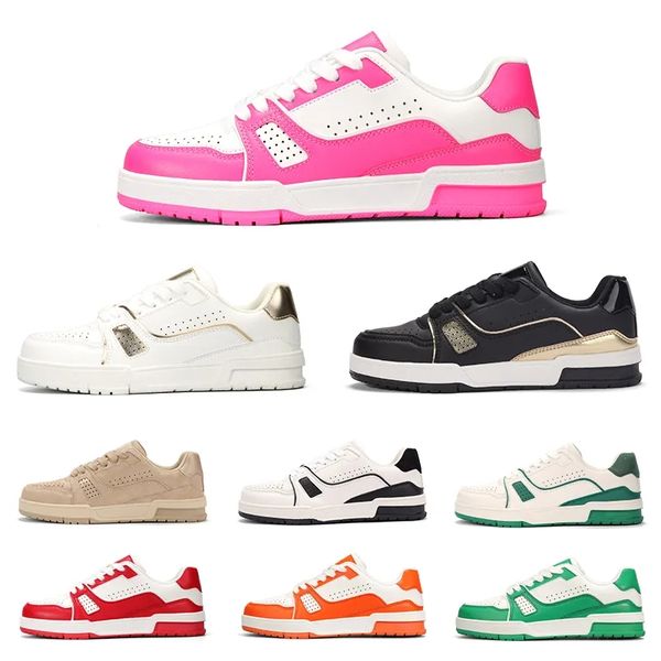 Chaussures en cuir femme Logo personnaliser Sneaker femme Zapatillas De Mujer Zapatos conception célèbre marque Tenis chaussures pour femme