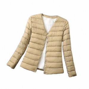 Manteau léger en duvet de canard léger pour femme, tissu mat, chaud, coupe-vent, Parka, doudoune pour femme, Plus manteaux P0G9 #