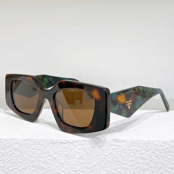 Mujer P Inicio Triángulo Logo Gafas de sol PR 15YS Diseñador de mujer Gafas de fiesta Señoras Estilo de escenario Top Marca de moda de alta calidad Estéreo Tamaño del marco 55-22-145