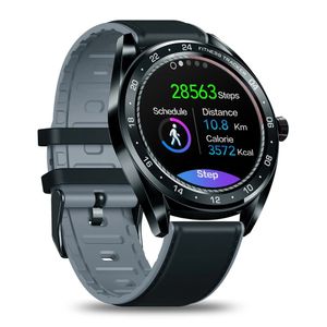 [Chèque physiologique] Zeblaze Neo 1.3inch Écran tactile complète Écran tactile de la fréquence artérielle de la fréquence cardiaque du moniteur Silicone + cuir Smart Watch