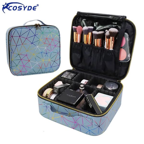 Organisateur de maquillage professionnel féminin Voyage de beauté Case cosmétique pour le maquillage Bolso Mujer Box Box Tool Tool Suitcase 240416