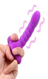 Toys sexuels féminins 10mode Stimulator clibrateur puissant Masturateur Femelle Masturateur Finger Cot Vanteur Vagin Massageur1972943
