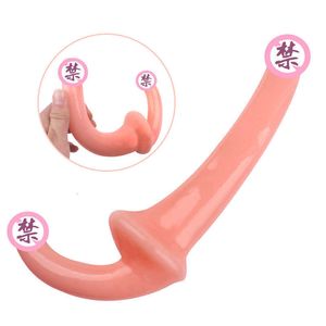 Jouets sexuels féminins lesbiennes lesbiennes double tête vibrateur rechargeable femelle dragon pénis produits pour adultes