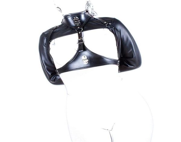 Reliure de corps d'esclave féminine, bras de retenue de la main, plaisir, Bondage BDSM, jeux sexuels, jouets sexuels pour Couple, PU de haute qualité, Bondage6240646