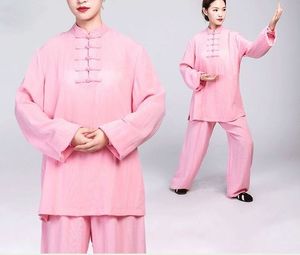 Femme Springsummer Linn Tai Chi Wushu Suit Kung Fu Vêtements Taijiquan Martial Arts Uniforms Performance
