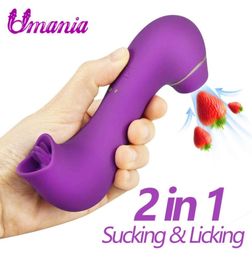 Vrouwelijke zuigende vibrator clit sucker clitoris stimulator masturbator tepel likken tong orale volwassen seksspeeltjes voor vrouwen4174642