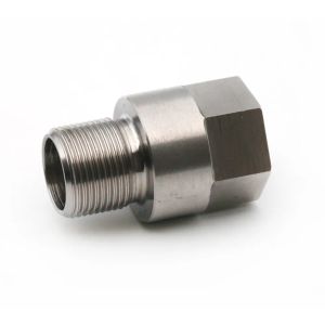 Adaptador de filtro de combustible hembra a macho, adaptador de rosca de acero inoxidable, cambiador de hilos de trampa solvente, convertidor de tornillo SS ZZ