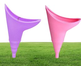 Vrouwelijke urinaatapparaat toiletbenodigdheden herbruikbaar urinoir siliconen stelt vrouwen in staat om te plassen op de perfecte metgezel voor camping7657943
