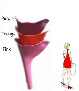 Dispositif d'urine de miction féminine, entonnoir en silicone pour femmes, urinoirs réutilisables pour l'extérieur, pipi debout, portable, camping, voyage to5907735