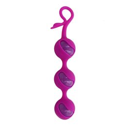 Femelle Vaginal Chinois Serrage Kegel Ben Wa Vagin Triple Boule Oeuf Adulte Produits Eroriques Produit Sexy Sex Toys pour Femmes Sexshop 240102