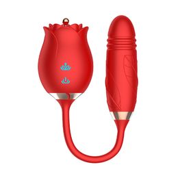 Vrouwelijke vibrator stuwkracht vibrators dubbel-end clitoris g spot anale dildo speelgoed vrouwelijk vibrerende massager