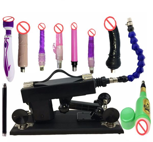 Vibrateurs féminins Wand Shopping Machines sexuelles automatiques 6 cm Machine de masturbation rétractable Vitesses réglables Toys pour mâle AN9203720