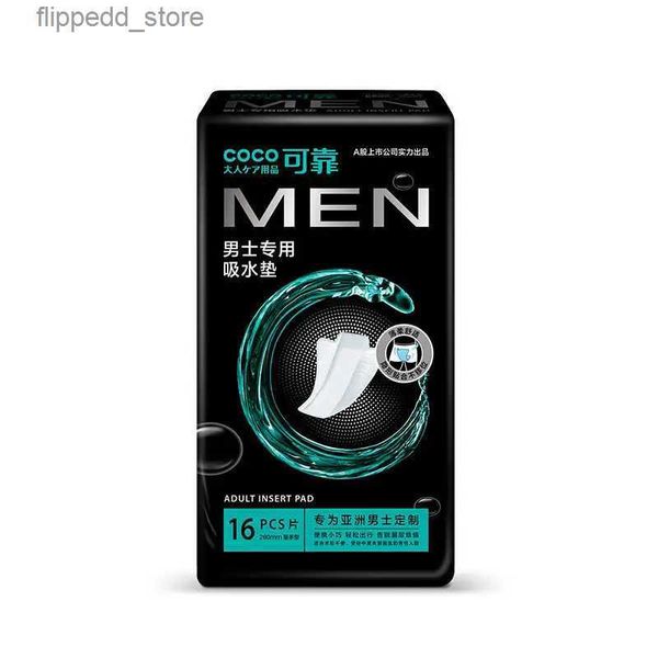 Hygiène féminine 3 paquets couches pour adultes boucliers de contrôle de la vessie pour hommes culottes d'incontinence serviettes hygiéniques pour hommes Q240222