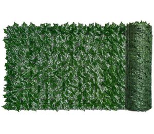 Schermen trellis poorten kunstmatige hedge groen blad klimop schermen scherm plant muur nep gras decoratieve achtergrond privacy bescherming7398137