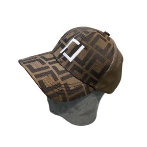 Fende Cap Designer Top Quality Hat Sendingy Brim Hats Brand Hats For Men Women Baseball Cap Casquette Lettre de marque imprimée