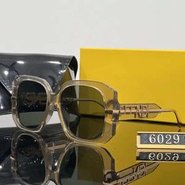Fendibags88 Gafas de sol Eyewearfd Graphy Anteojos cuadrados de gran tamaño Descuento Diseñador Gafas de sol Mujer 24ss 1:1 Verano Primavera 608