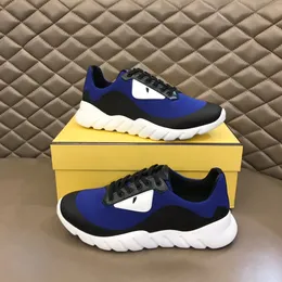 Fendien Mens Leather Sports Best Kwaliteit Running Fashion Paris Sports Sflat Shoes White and Black Leisure Shoes.Shoe